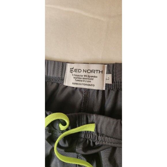 Jed North Shorts Men Sz Large Gray Bodybuilding Lifting Workout Gym Running Zip - Picture 4 of 6